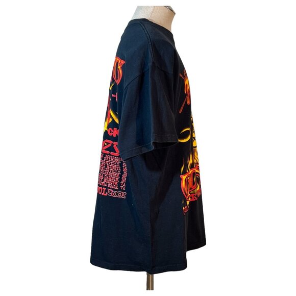 2001 Godsmack Back To School Tour T-Shirt Deftones Size XL Cut Tag Rock Band Tee - Picture 3 of 7